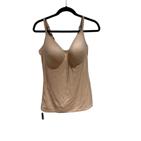 Top Modellante Maidenform Inspirations Solutions Cami, Senza Spalline, Nero, Taglia 2XL, Compressione Ferma